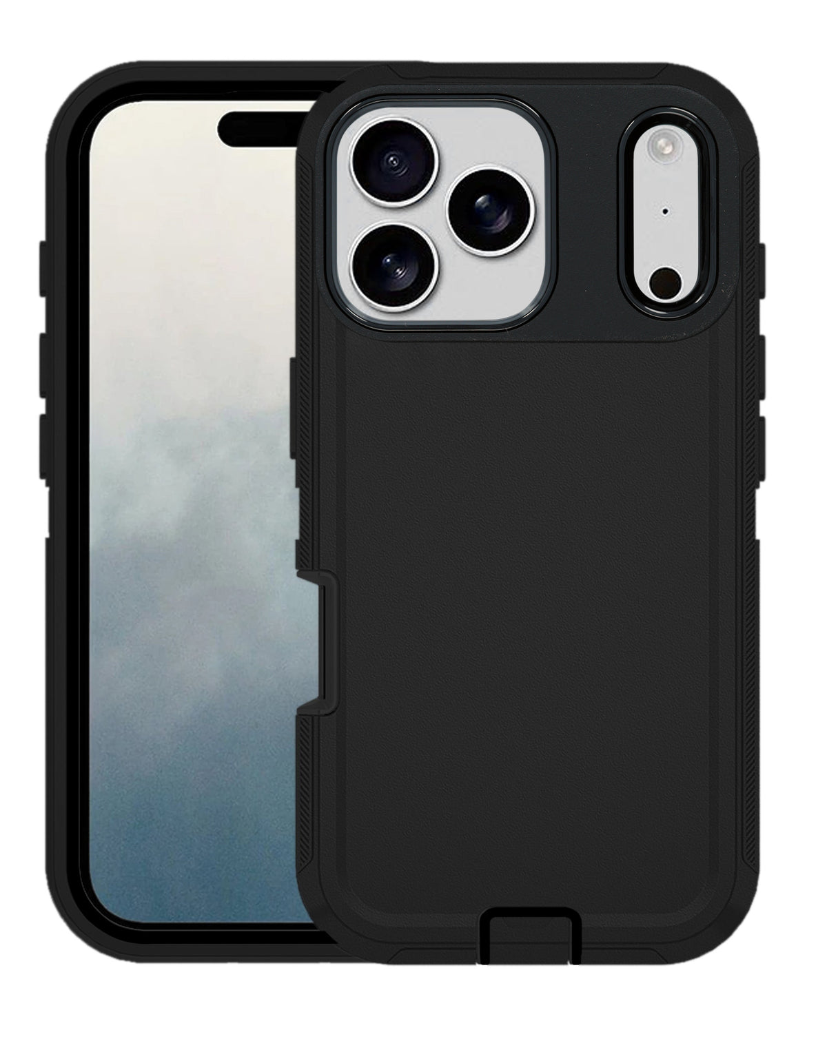 Heavy-Duty Shockproof Case for iPhone 17 Pro Max / 18 Pro Max — Black