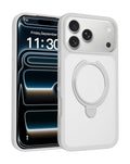 Kickstand Crystal Clear Slim Case for iPhone 17 Pro Max / 18 Pro Max — Gray