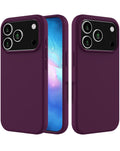 Soft Silicone Case for iPhone 17 Pro Max / 18 Pro Max — Purple