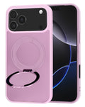 Magnetic Kickstand Full-Body Case for iPhone 17 Pro Max / 18 Pro Max — Pink