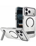 MagSafe Kickstand Crystal Clear Case for iPhone 17 Pro Max / 18 Pro Max — Black