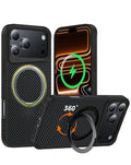 Magnetic Kickstand Full-Body Case for iPhone 17 Pro Max / 18 Pro Max — Black