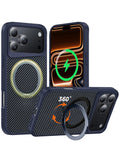 Magnetic Kickstand Full-Body Case for iPhone 17 Pro Max / 18 Pro Max — Navy
