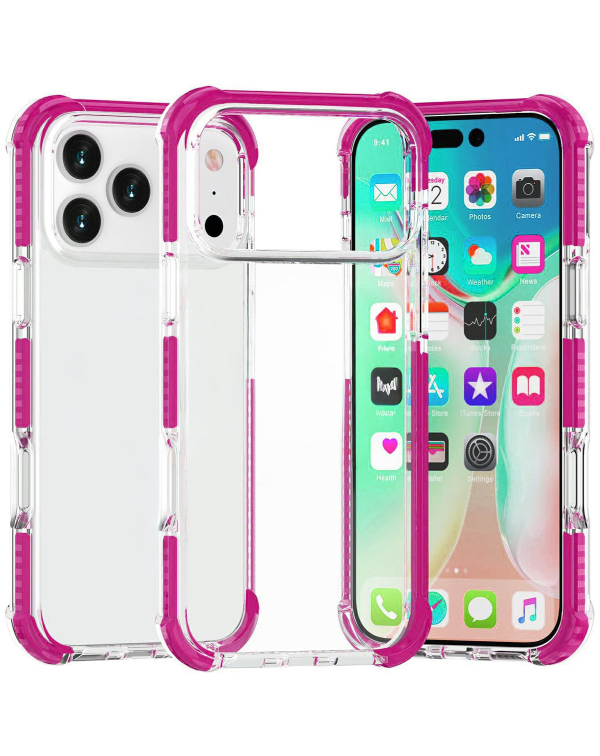 Protective Case for iPhone 17 Pro Max / 18 Pro Max — Pink