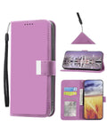 Wallet Leather Case for iPhone 17 Pro Max / 18 Pro Max — Purple