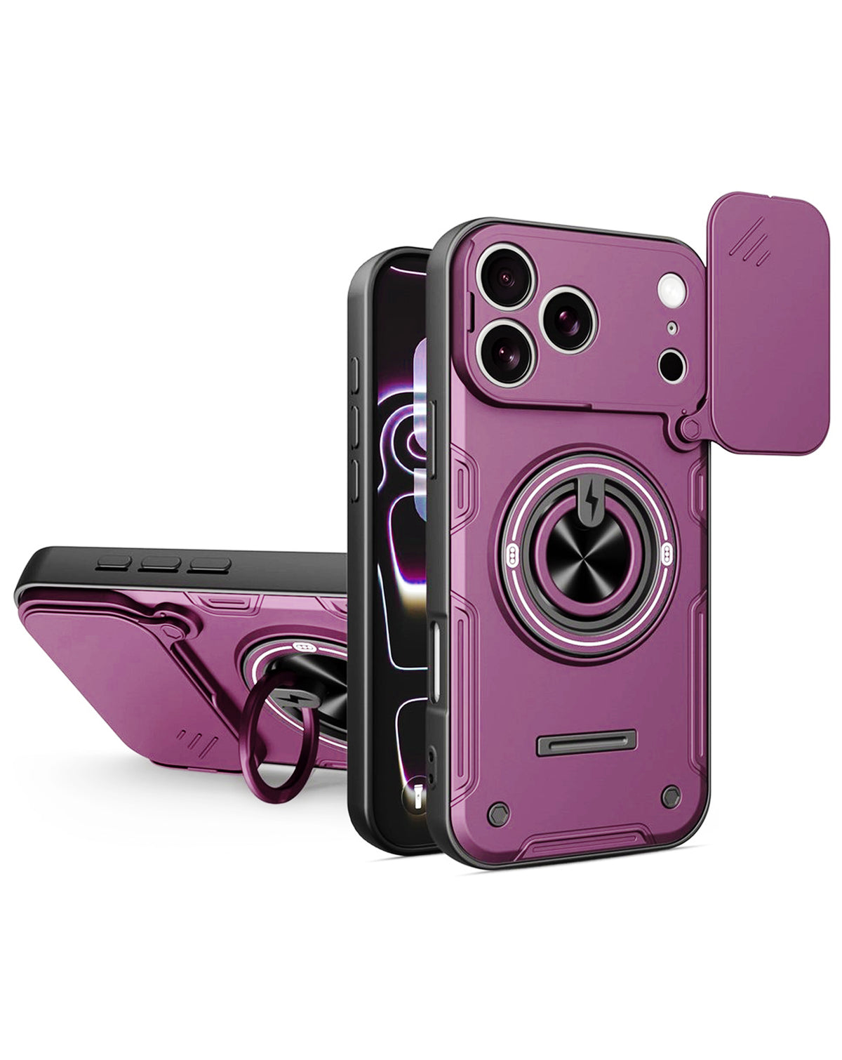 Magnetic Kickstand Camera-Protecting Case for iPhone 17 Pro Max / 18 Pro Max
