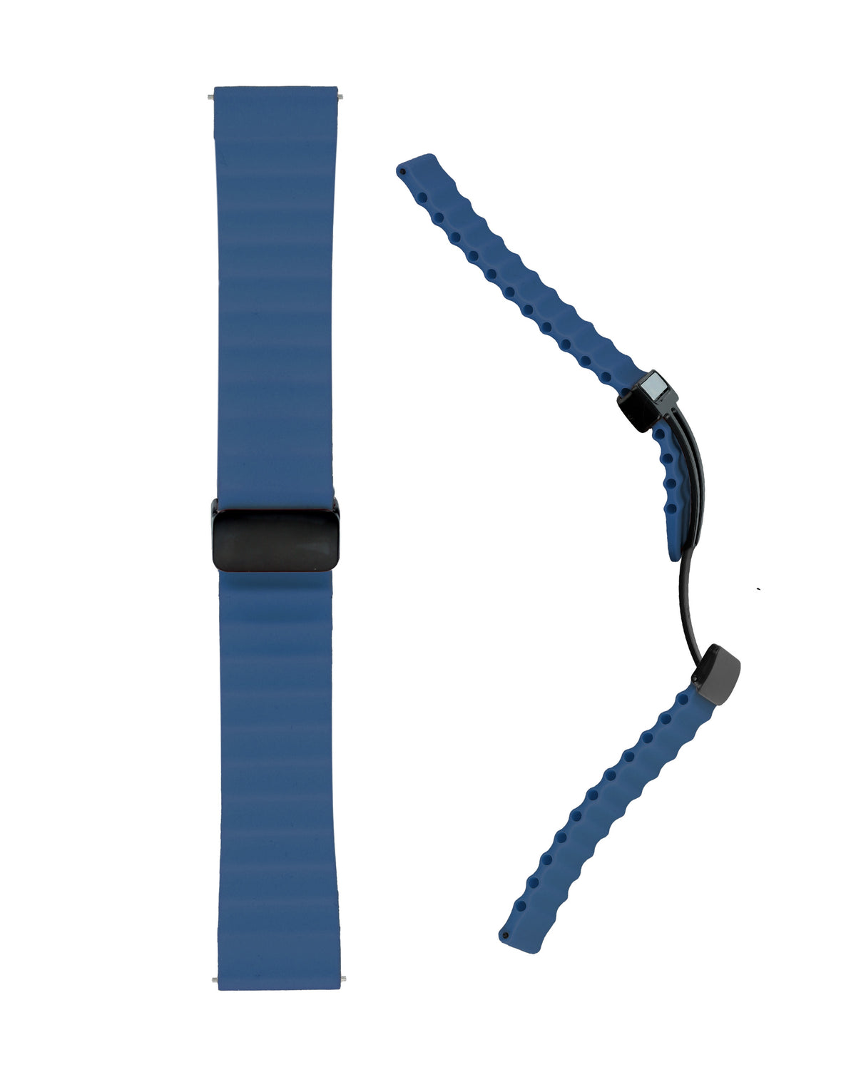 Magnetic Soft Silicone Band for Galaxy Watch 20mm — Navy Blue