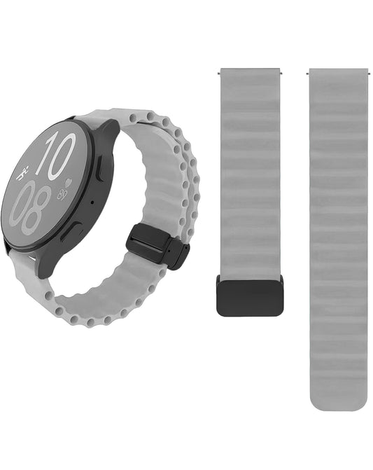 Magnetic Soft Silicone Band for Galaxy Watch 20mm — Gray