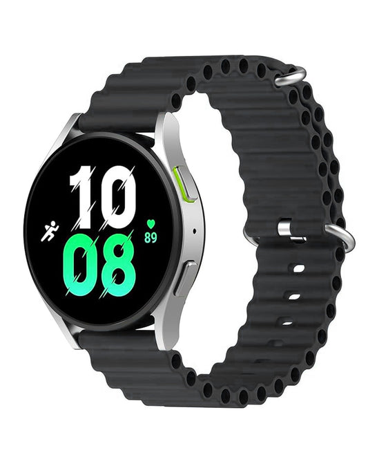 Soft Silicone Band for Galaxy Watch 22mm — Black