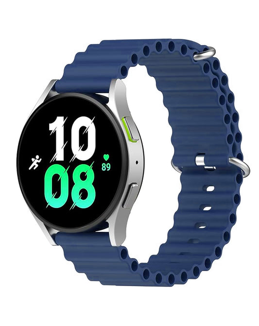 Soft Silicone Band for Galaxy Watch 22mm — Navy Blue