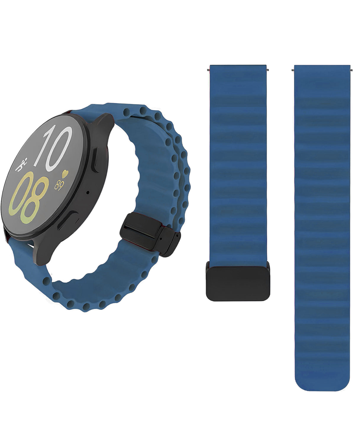 Soft Silicone Band for Galaxy Watch 22mm — Navy Blue