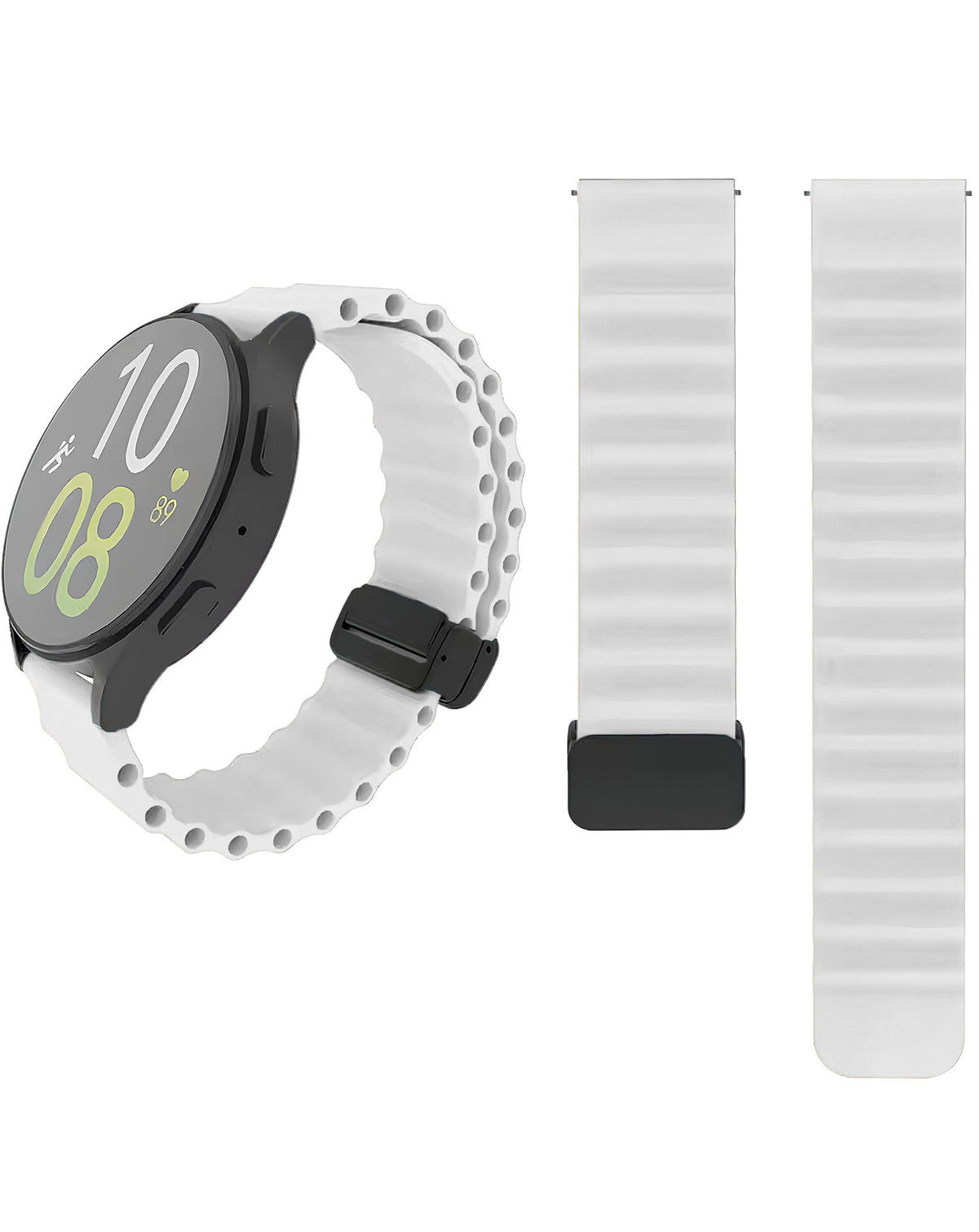 Soft Silicone Band for Galaxy Watch 22mm — White