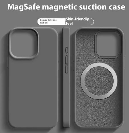 The Velvet — Liquid Silicone MagSafe Case