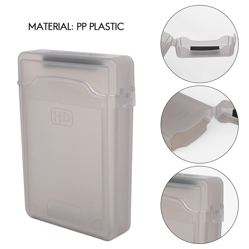 3.5" Hdd Plastic Protective Case — Gray