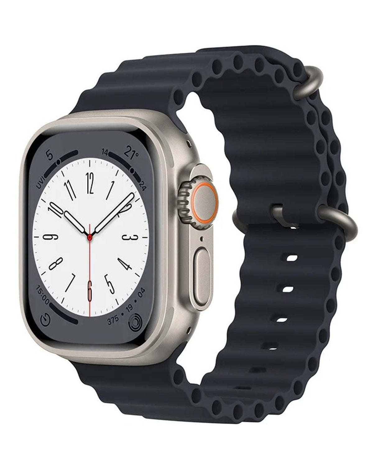 Soft Silicone Strap for Apple Watch 38 / 40 / 41mm — Black