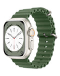 Soft Silicone Strap for Apple Watch 38 / 40 / 41mm — Forest Green