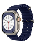Soft Silicone Strap for Apple Watch 38 / 40 / 41mm — Navy Blue