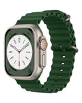 Soft Silicone Strap for Apple Watch 38 / 40 / 41mm — Olive Green
