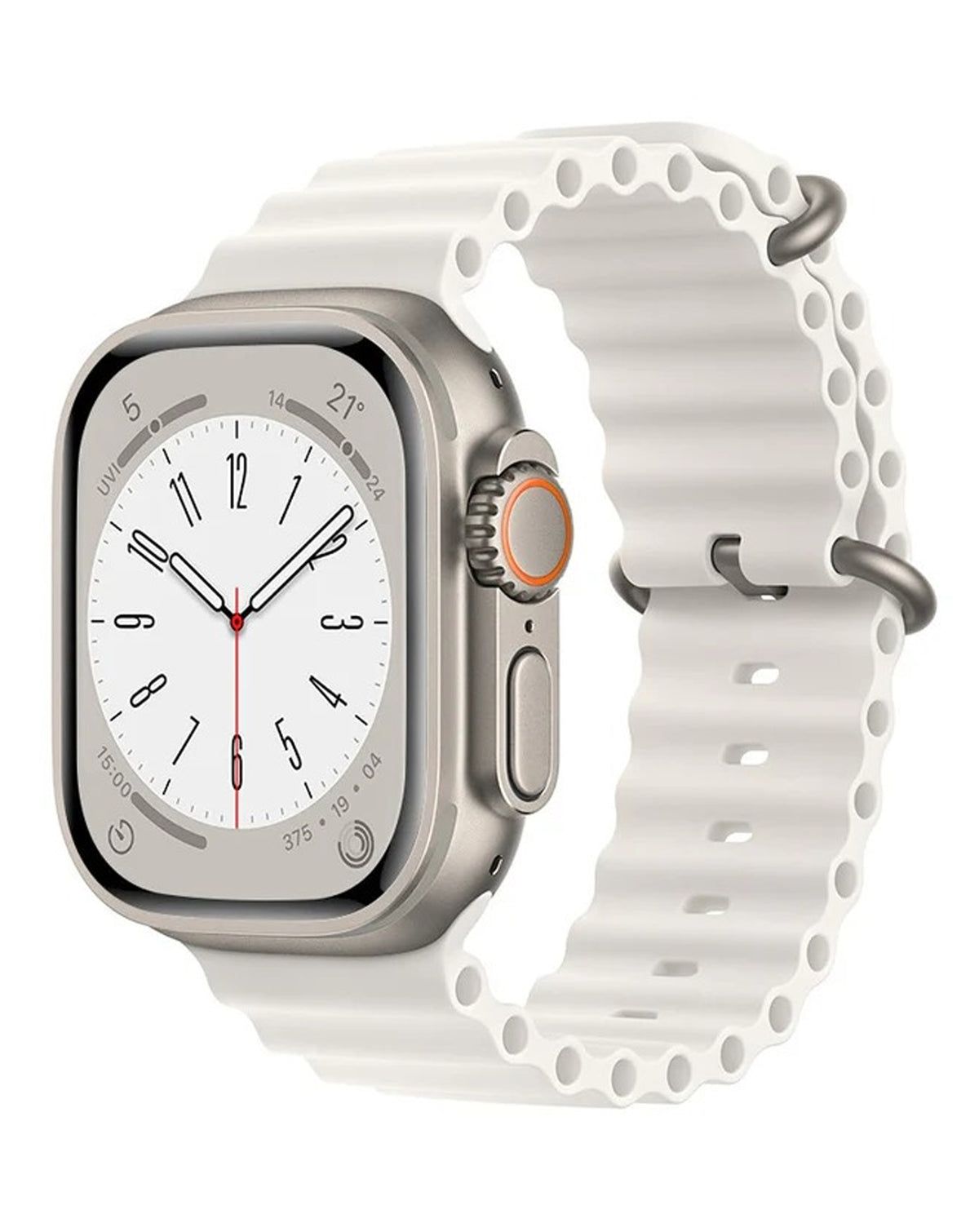 Soft Silicone Strap for Apple Watch 38 / 40 / 41mm — White