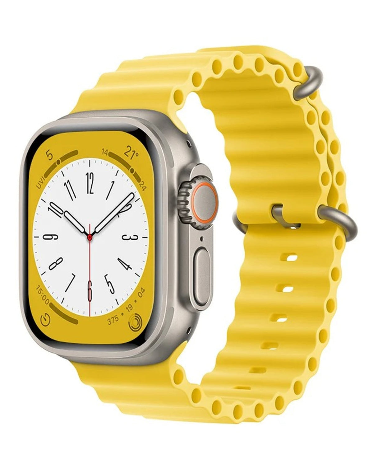 Soft Silicone Strap for Apple Watch 38 / 40 / 41mm — Yellow