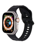 Soft Silicone Strap for Apple Watch 38 / 40 / 41mm — Black