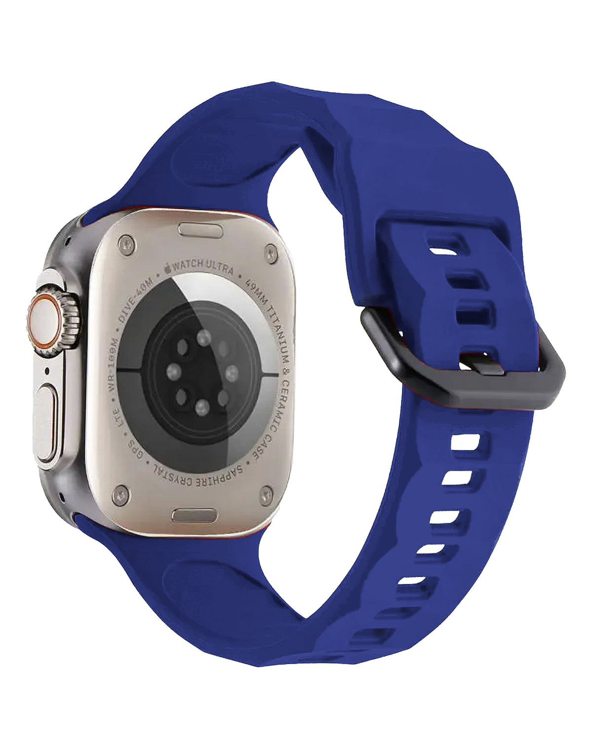 Soft Silicone Strap for Apple Watch 38 / 40 / 41mm — Midnight Blue