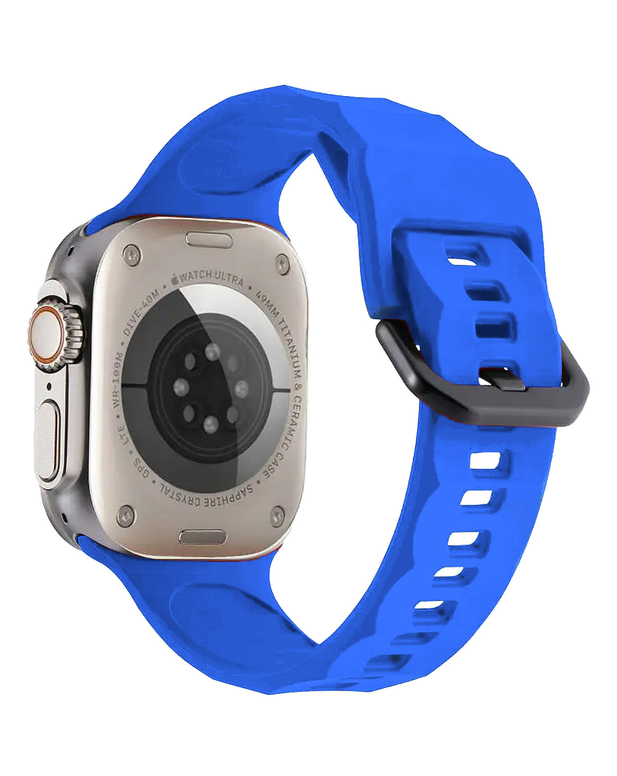 Soft Silicone Strap for Apple Watch 38 / 40 / 41mm — Navy Blue