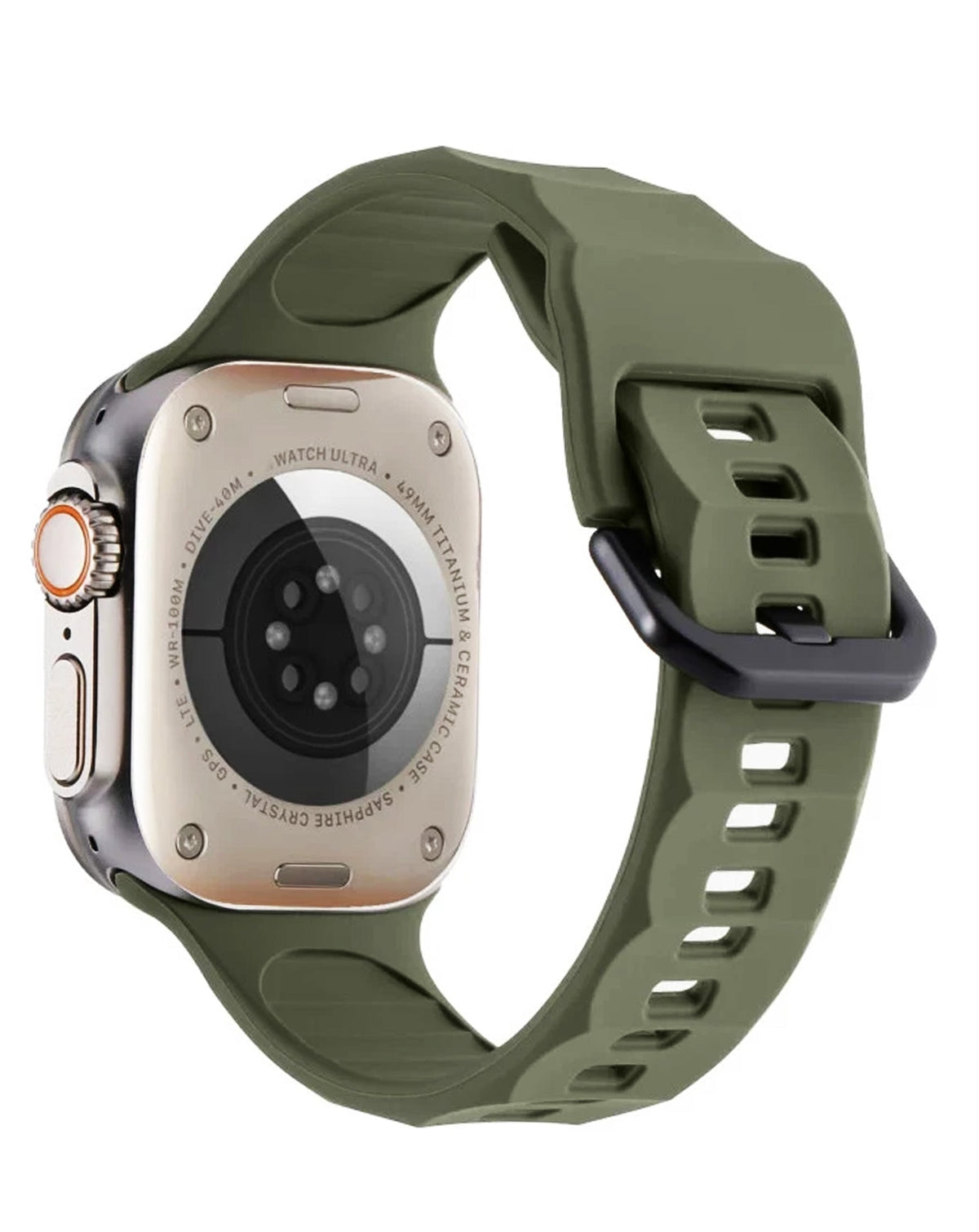 Soft Silicone Strap for Apple Watch 38 / 40 / 41mm — Oliver Green