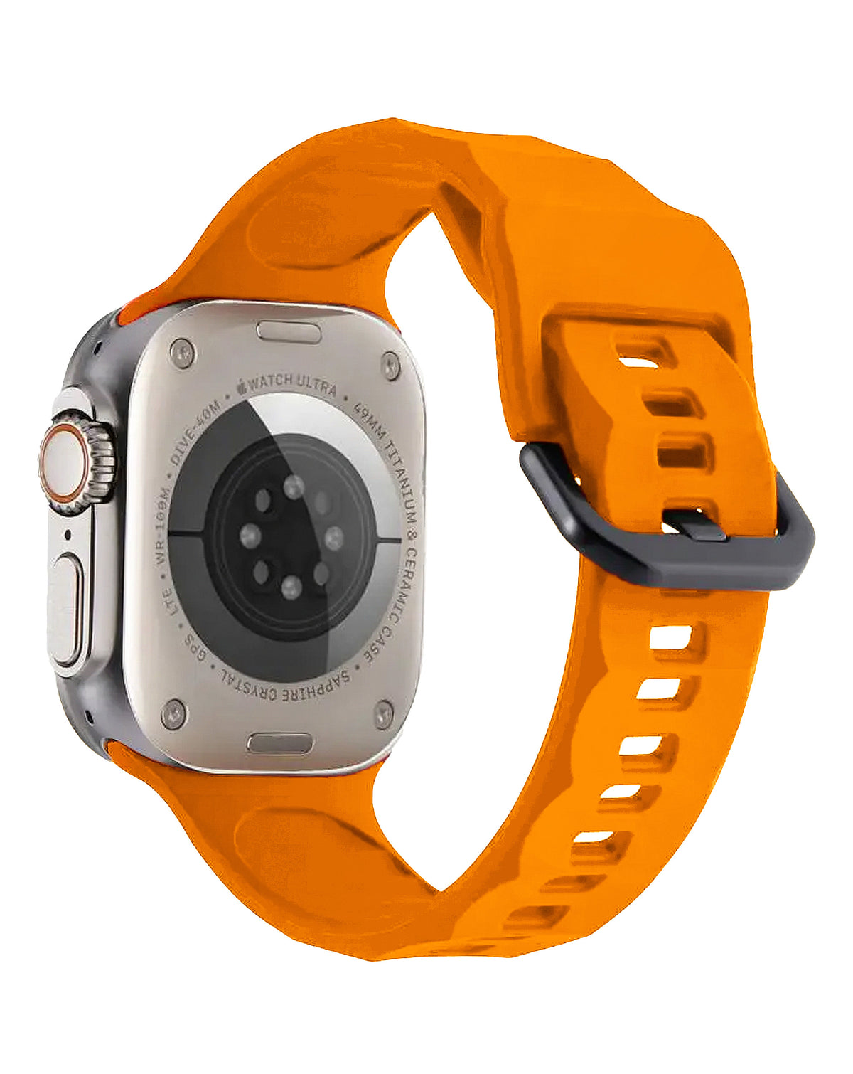 Soft Silicone Strap for Apple Watch 38 / 40 / 41mm — Orange