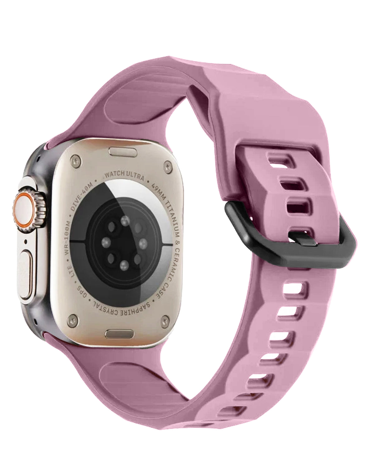 Soft Silicone Strap for Apple Watch 38 / 40 / 41mm — Purple