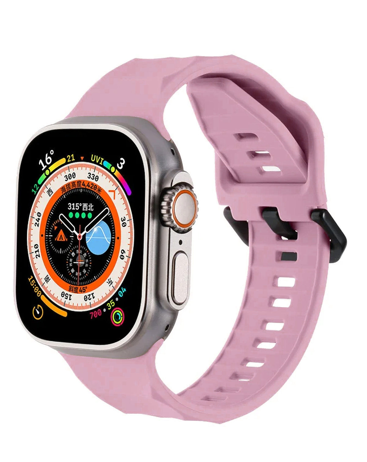 Soft Silicone Strap for Apple Watch 38 / 40 / 41mm — Purple