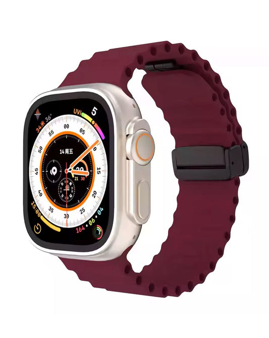 Magnetic Soft Silicone Band for Apple Watch 42 / 44 / 45 / 46 / 49mm