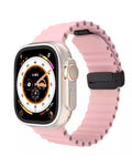 Magnetic Soft Silicone Band for Apple Watch 42 / 44 / 45 / 46 / 49mm — Lavender