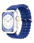 Soft Silicone Strap for Apple Watch 42 / 44 / 45 / 46 / 49mm — Blue