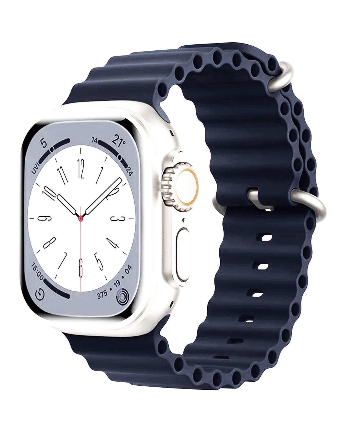 Soft Silicone Strap for Apple Watch 42 / 44 / 45 / 46 / 49mm