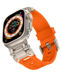Soft Silicone Band for Apple Watch 42 / 44 / 45 / 46 / 49mm — Orange