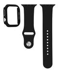 Soft Silicone Band for Apple Watch 42mm 2024 — Black
