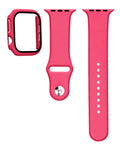 Soft Silicone Band for Apple Watch 42mm 2024 — Rose Pink
