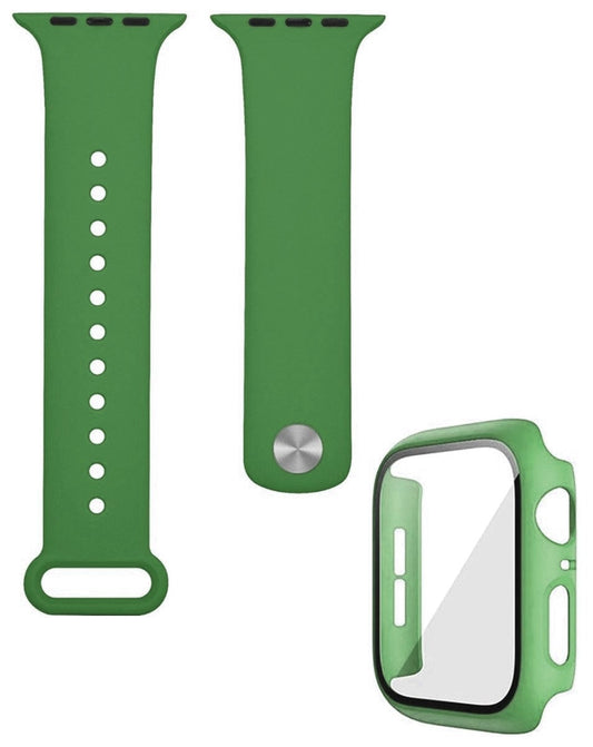Soft Silicone Band for Apple Watch 45mm — Light Green
