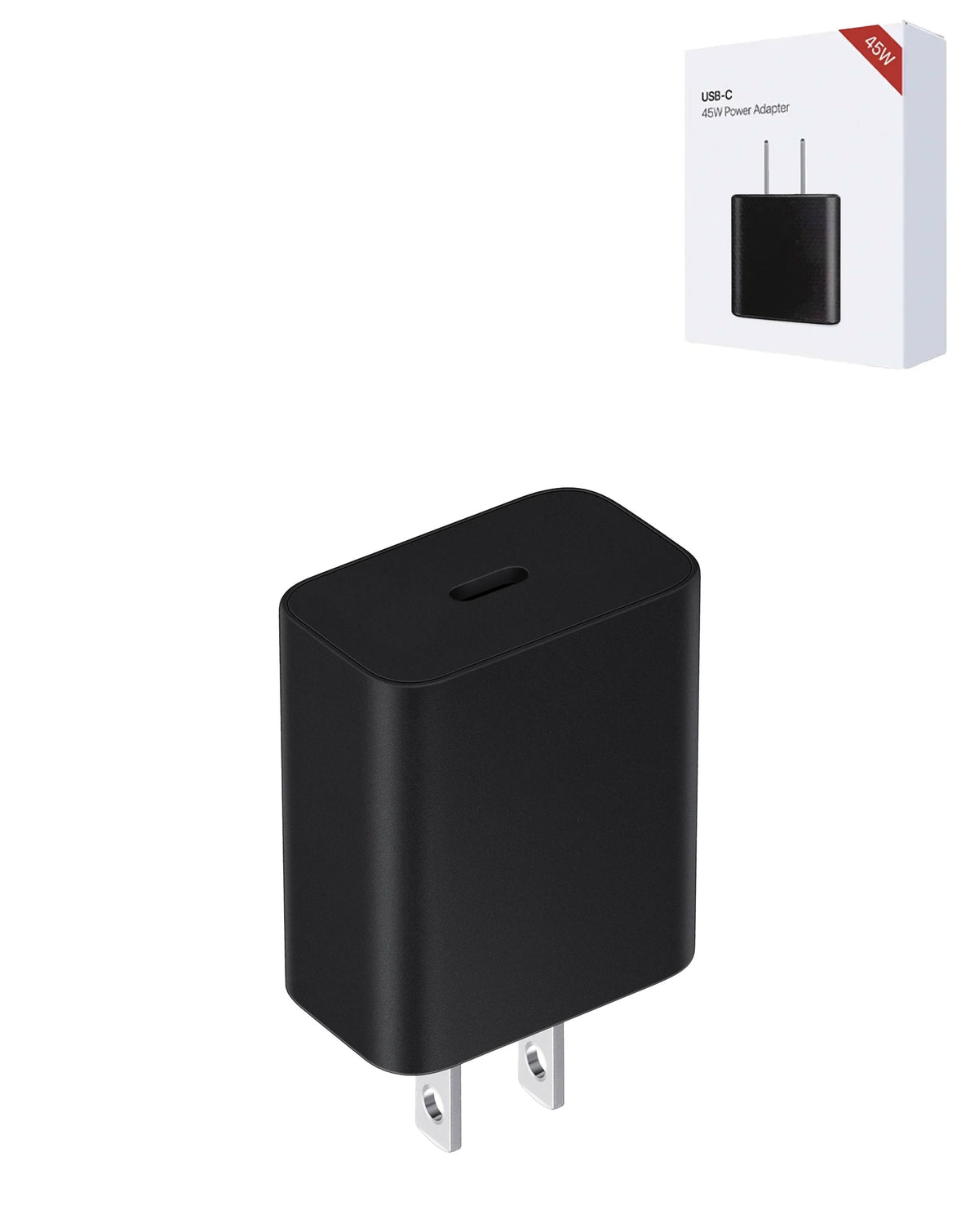 Super Fast USB-C Wall Adapter — 45W, Black