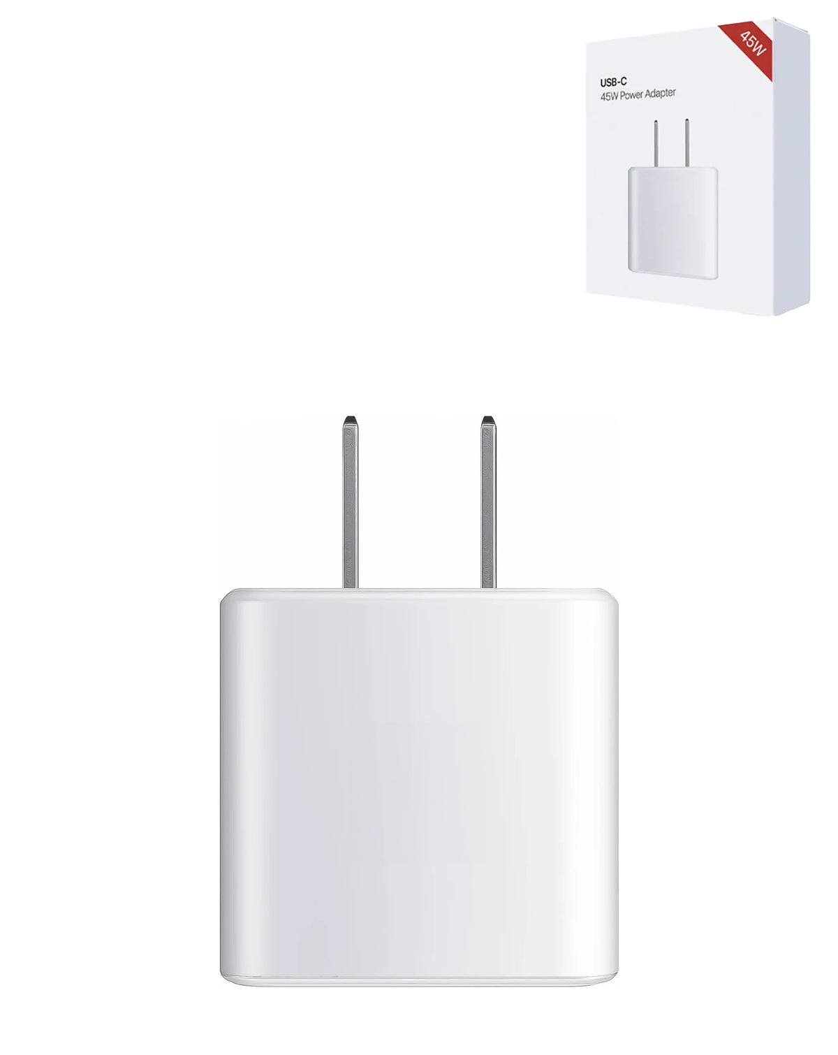 Super Fast USB-C Wall Adapter — 45W, White