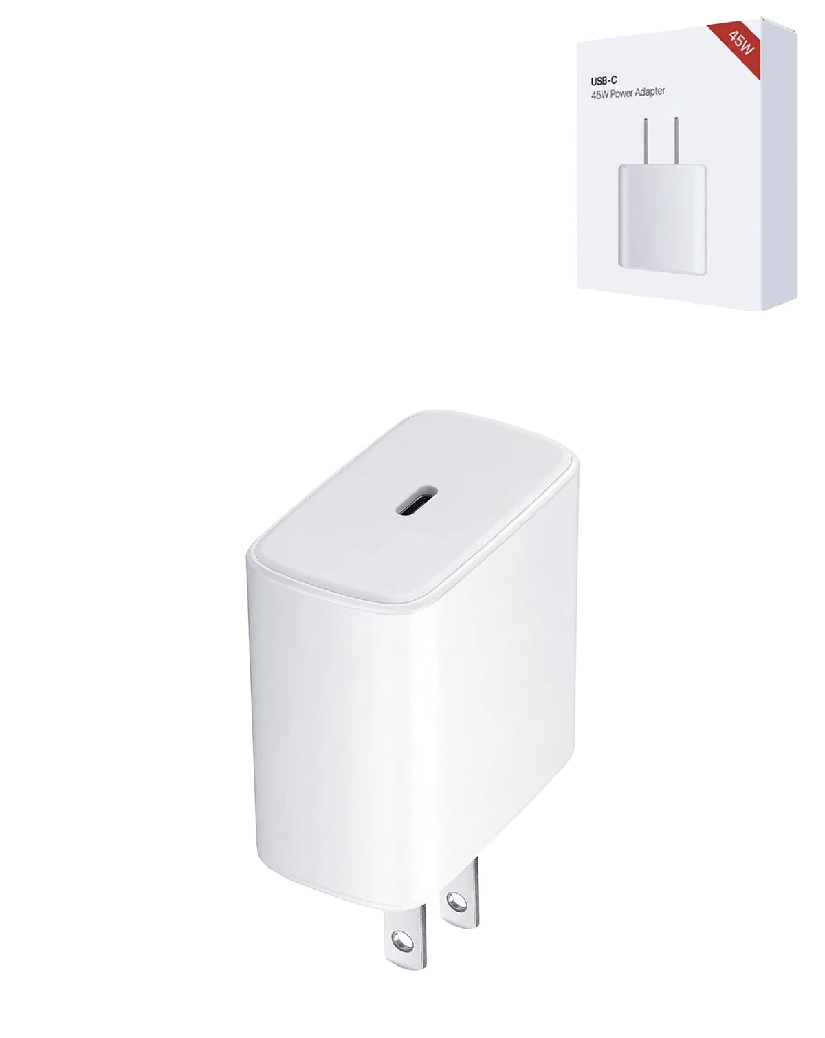 Super Fast USB-C Wall Adapter — 45W, White