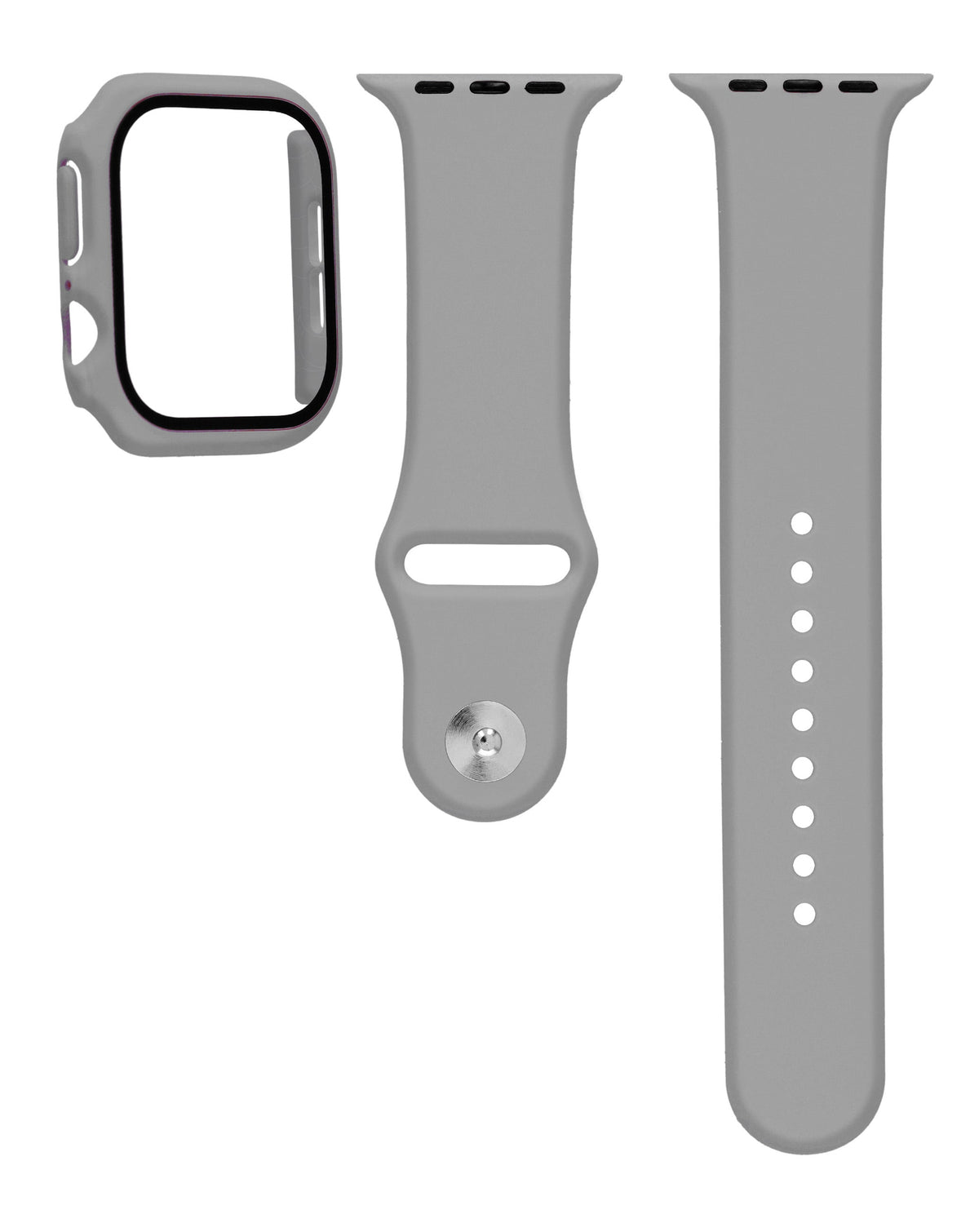 Soft Silicone Band for Apple Watch 46mm — Gray