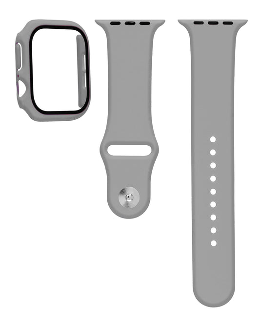 Soft Silicone Band for Apple Watch 46mm — Gray