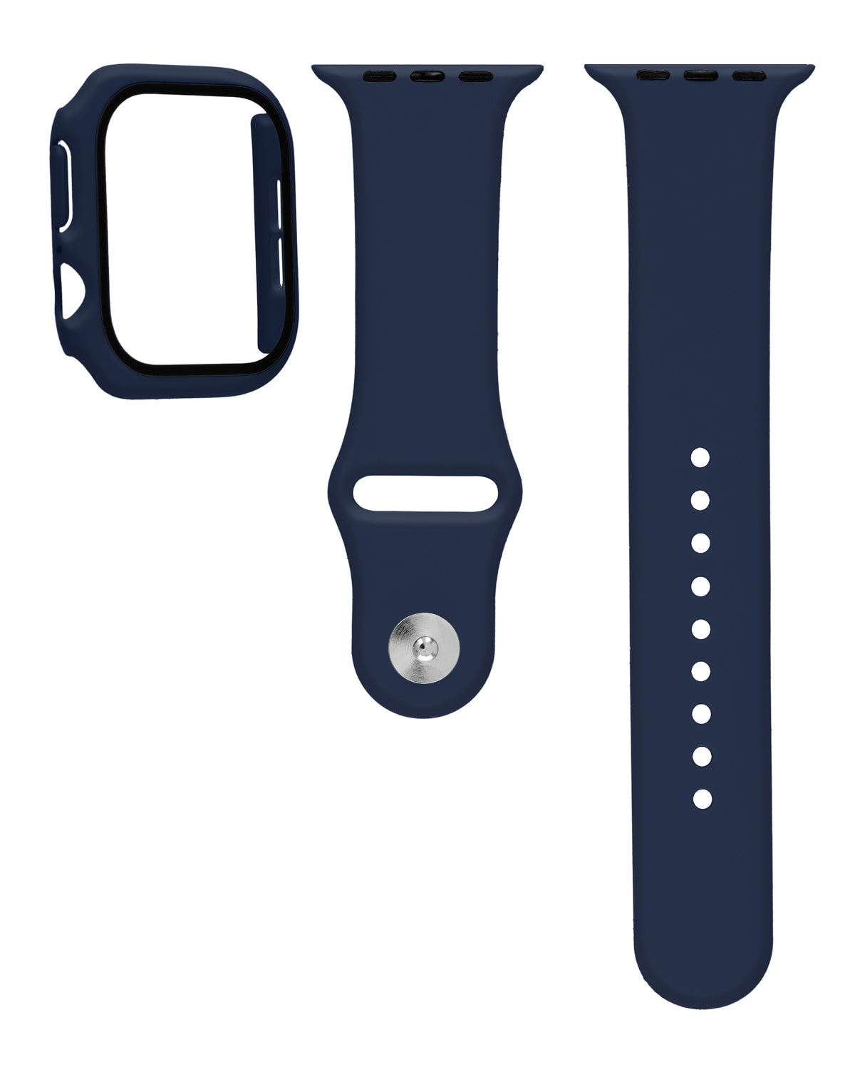 Soft Silicone Band for Apple Watch 46mm — Navy Blue