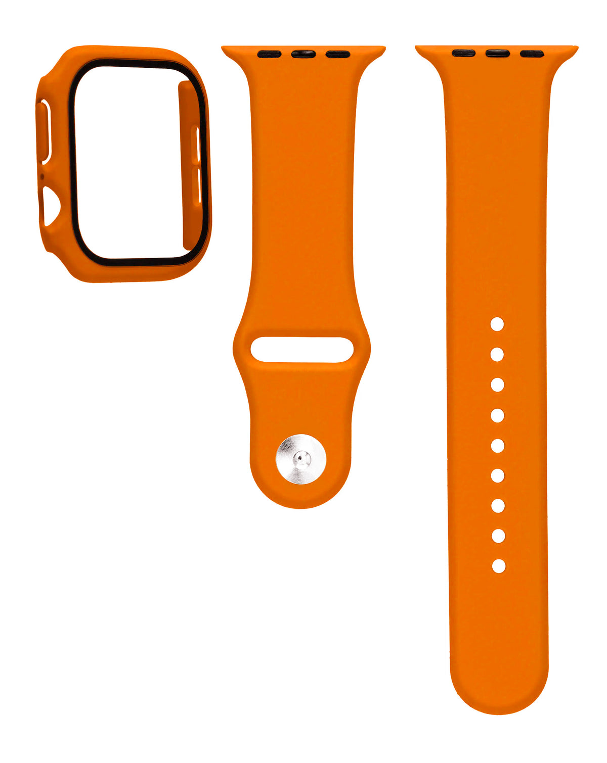 Soft Silicone Band for Apple Watch 46mm — Orange