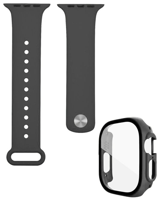 Soft Silicone Band for Apple Watch 49mm — Dark Green