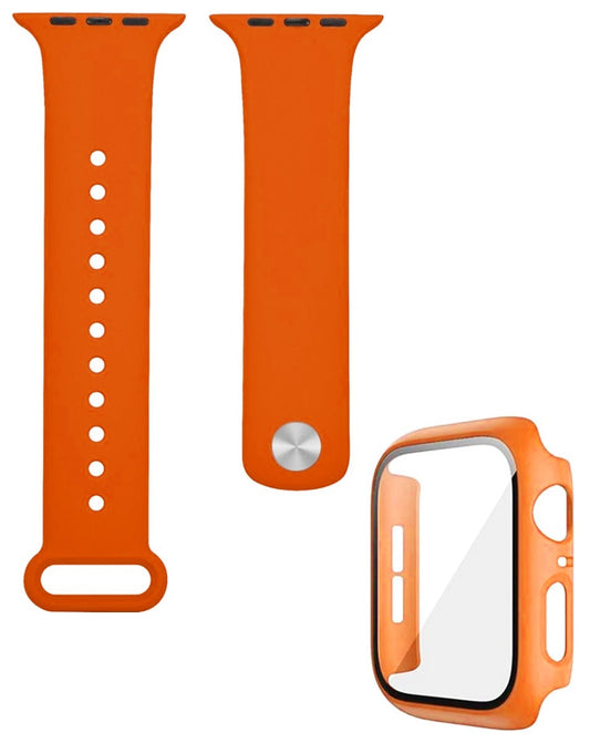 Soft Silicone Band for Apple Watch 49mm — Orange