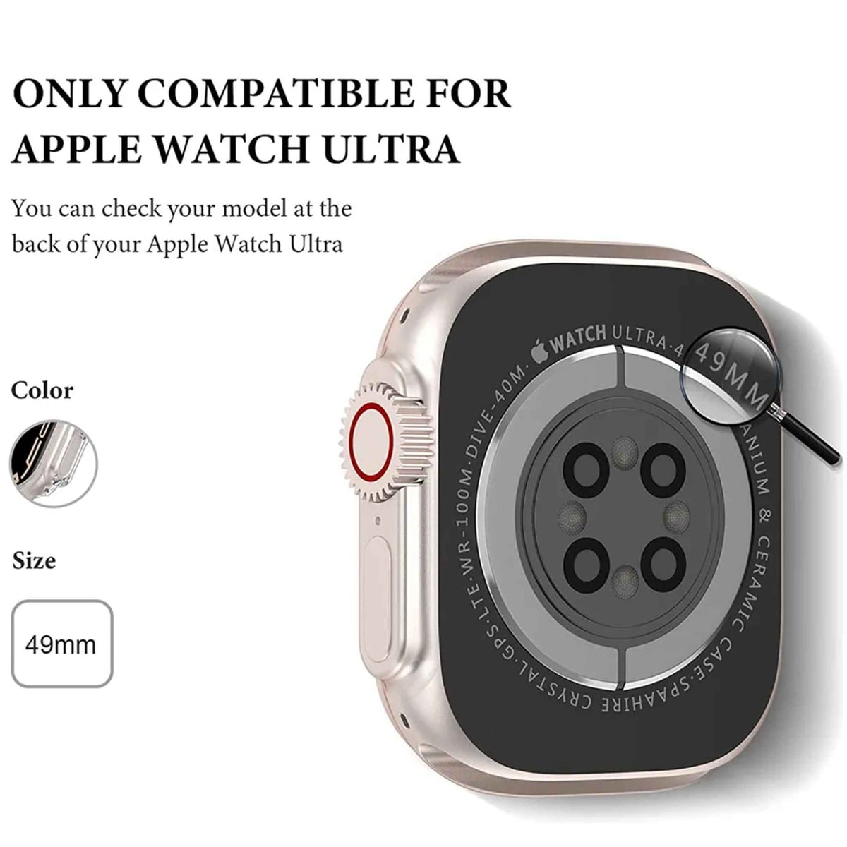 Protective Case for Apple Watch 49mm
