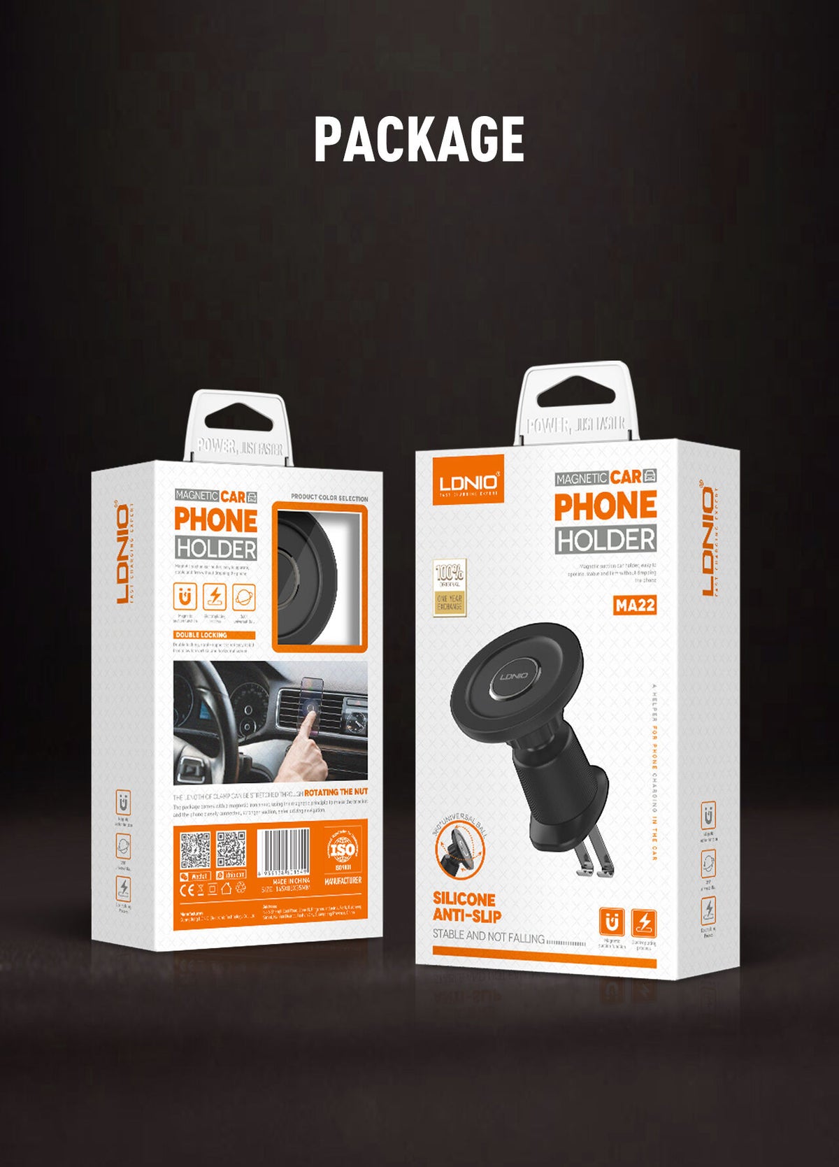 LDNIO MA22 Strong Magnetic Wireless Vent Car Holder